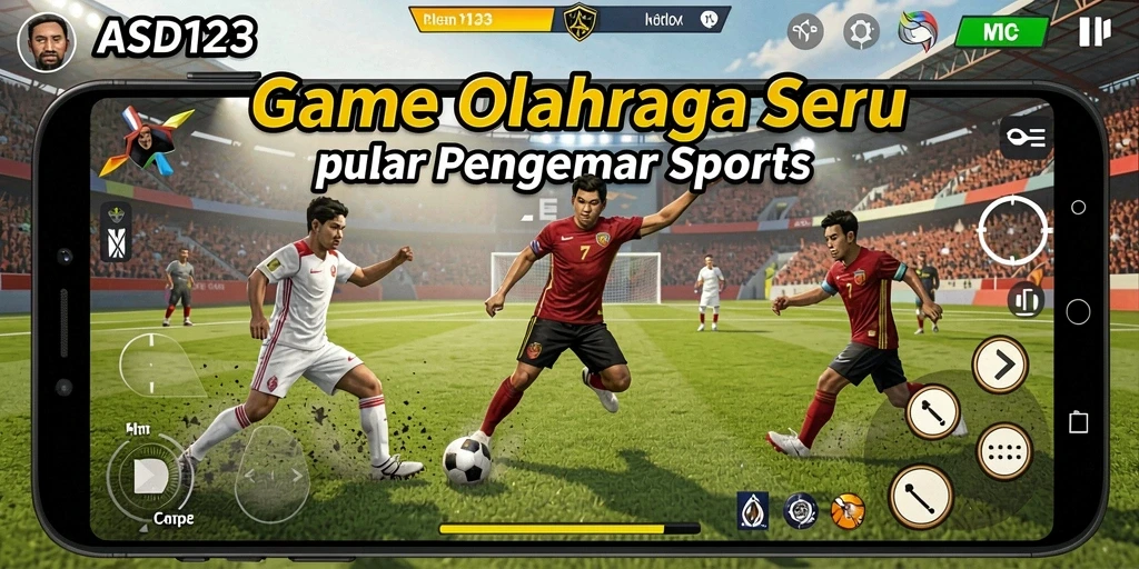 Gambaran gameplay seru dan menantang dari permainan olahraga.