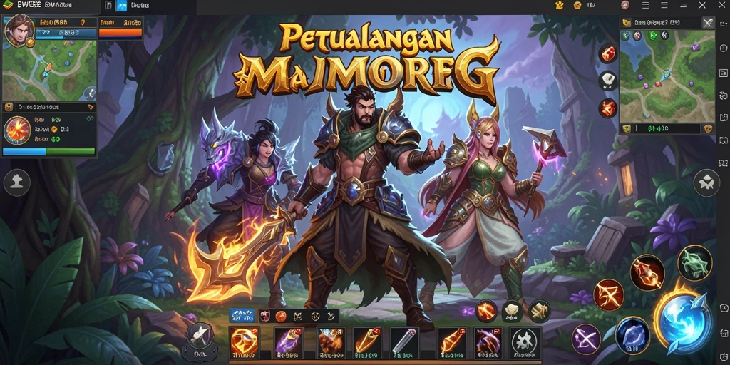 Tangkapan layar gameplay BW888 yang menampilkan aksi pertempuran yang seru.