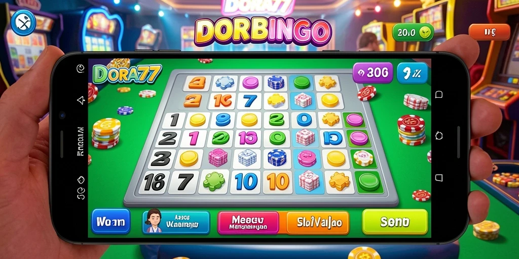Tampilan gameplay utama DORA77 yang seru dan interaktif saat bermain Bingo.