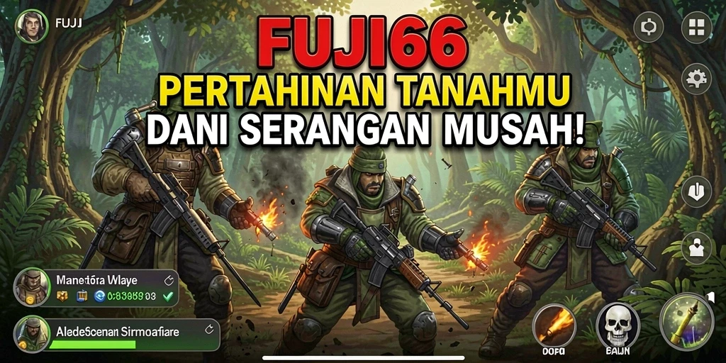 Gameplay menegangkan dalam FUJI66 yang membutuhkan strategi cerdas.