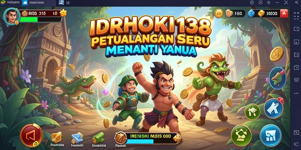 Screenshot gameplay IDRHOKI138 yang menampilkan petualangan mendebarkan.