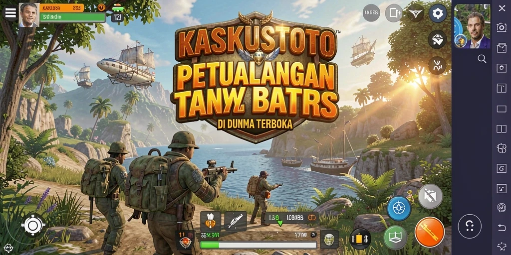 Tampilan gameplay KASKUSTOTO yang memukau di dunia terbuka.