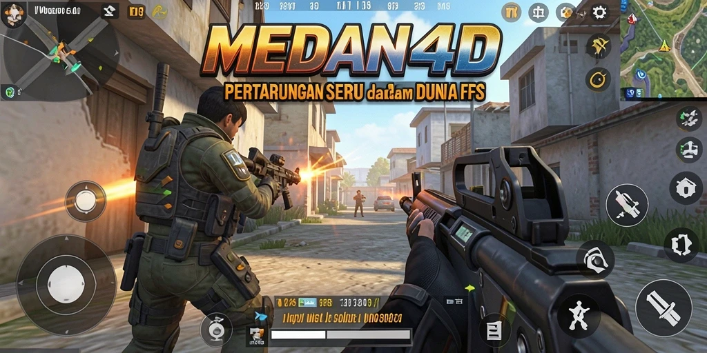 Tampilan gameplay MEDAN4D yang intens dan mendebarkan.