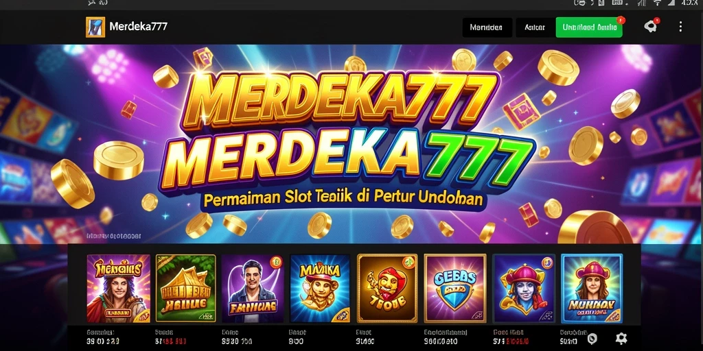 Screenshot dari gameplay menarik game Slot MERDEKA777.