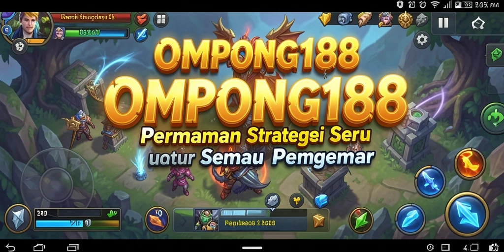 Tampilan gameplay OMPONG188 yang dinamis dan strategis.
