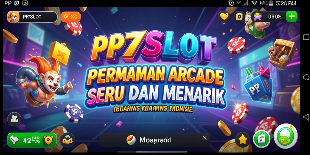 Screenshot gameplay PP7SLOT menampilkan aksi seru permainan arcade.