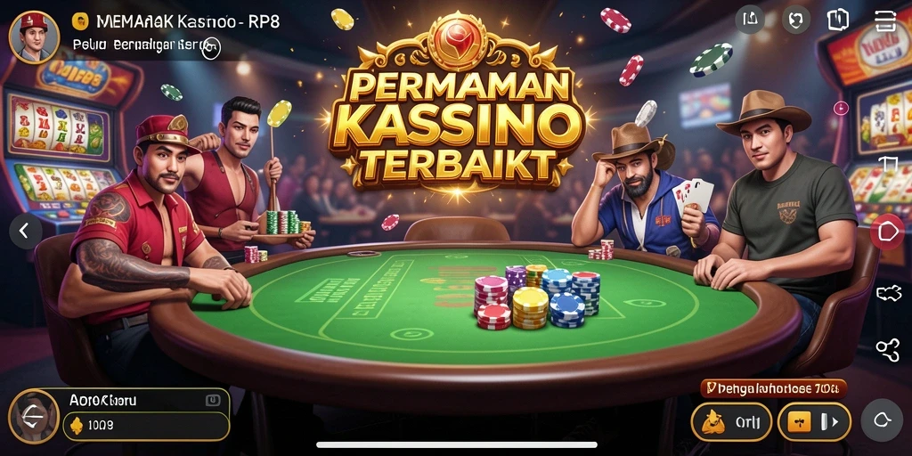 Tampilan gameplay menarik dari permainan Kasino di RP8.