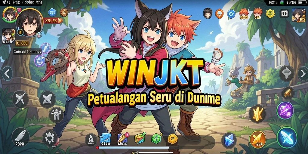 Screenshot gameplay menampilkan aksi seru di dunia Anime.
