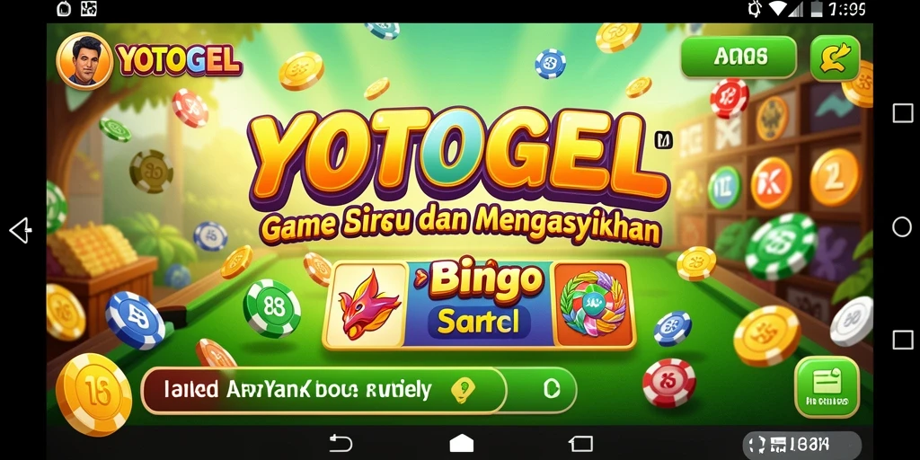 Tampilan gameplay YOTOGEL yang menarik dengan suasana Bingo.