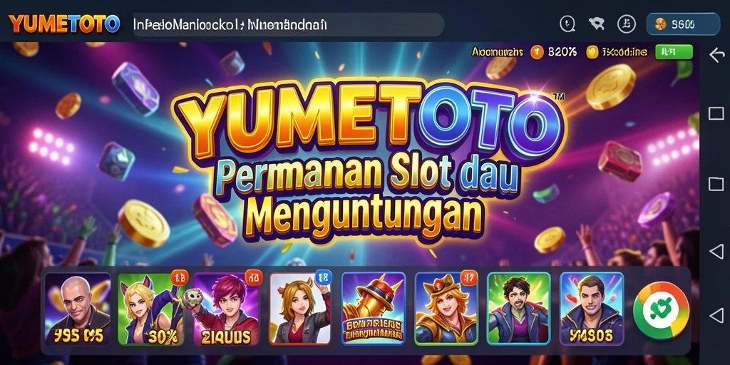 Gambaran gameplay slot yang mendebarkan di YUMETOTO.