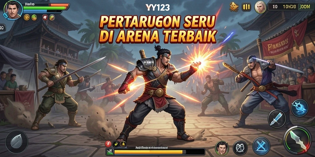 Tampilkan aksi pertarungan seru dengan karakter unik dalam YY123.