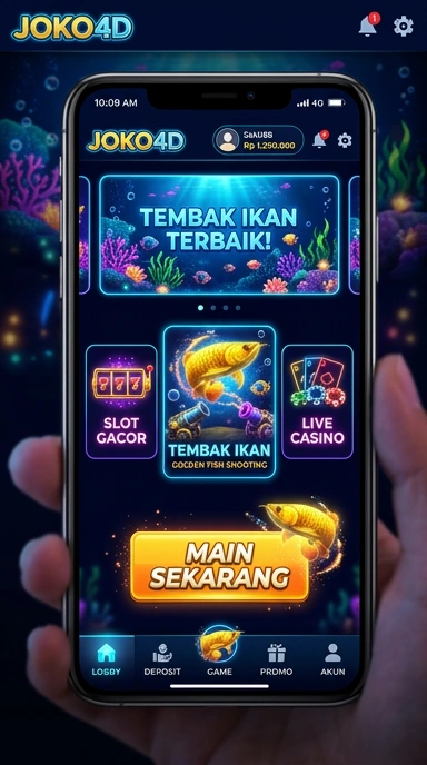 Tampilan antarmuka Joko4D yang user-friendly.
